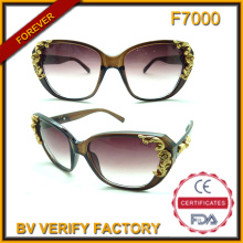 F7000 Gafas de sol moda con flor para las mujeres